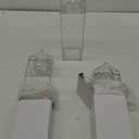 Remerry 3 Pcs Milk Carton Water Bottle Square Plastic Coffee Portable Reusable Milk Carton Cup Leakproof Juice Bottle (25 oz, Clear)