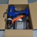 FADAKWALT 20V Electric Drill Set with Battery and Charger, 30N Torque, 21+1 Settings, 3/8-Inch Keyless Chuck, LED Electric Drill Set (Blue)