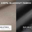 LazBlinds 100% Blackout Roller Shades, No Tools No Drill Cordless Blinds for Windows, Thermal Insulated UV Protection Privacy Window Shades for Bedroom (36''W x 72''H, Taupe)