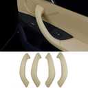 Car Door Handle for BMW X2 F39 X1 E84 F48 2010-2022 Interior Door Handles Replace Cover Car Door Pull Accessories (Beige)