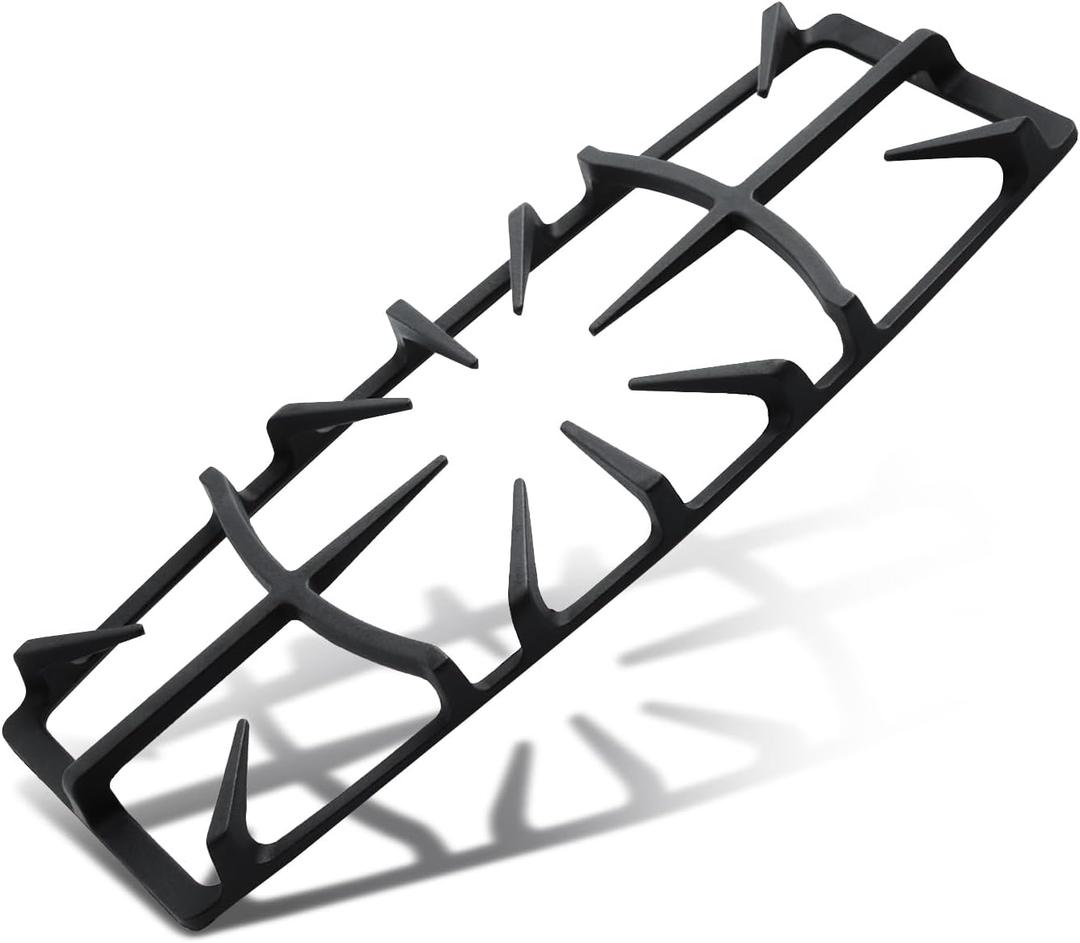 A00263801 Stove Grates Replacement Parts for Kenmore Gas Burner Grates Kenmore Oven Grates Surface Range Grates Stove Top Grates Cast Iron Cooktop Grates Middle Center Stove Top Grates Parts 1 Pcs