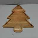 Acacia Wood Christmas Tree Tray Gift Ideas Decorative Xmas Platters Serving Dish Wooden Snack Charcuterie Board for Christmas Veggie Trays Food Cheese Boards Festive Plate Holiday Fruit Cookie Tray