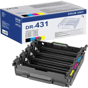 DR-431CL Drum Unit Replacement for Brother DR431CL Drum Unit HL-L8260CDW HL-L8360CDW HL-L8360CDWT MFC-L8610CDW MFC-L8900CDW Printer, DR 431CL Drum Up to 31,000 Pages (Only Drum)