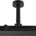 Hibbent All Metal 4 Inch Ceiling Mounted Shower Arm, Shower Head Extension with Flange, Fits for 13'' High Pressure 5 Spray Modes Rain Shower Head with Adjustable Swivel Ball Joint