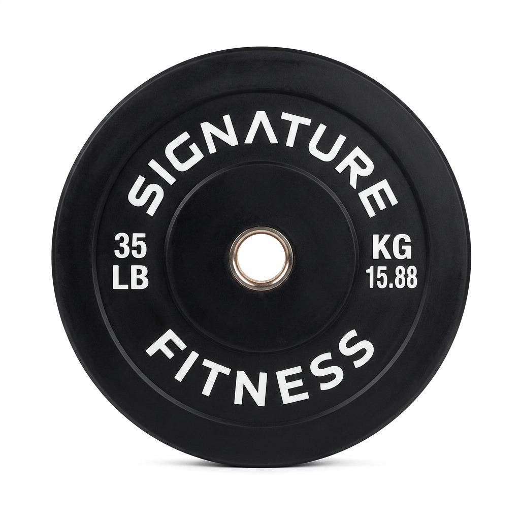 Signature 2-Inch Olympic Bumper Plate, 35 Lbs, 1 Piece