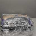 HOMLAND Walkers for Seniors with Seat, Foldable Rollator Walker, Reinforced Aluminum Frame, 8" Big Rubber Wheels for All Terrain, Height Adjustable Lightweight Rolling Walker (400 Pound, Blue)