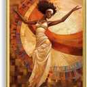 Art Shoppe Framed Print Wall Art, Vintage Wall Décor for Living Room, Bedroom, Office, High-Resolution Image on Premium Art Paper, 3/4" Frame with Plexiglass Front, Ready to Hang, 17"x21"