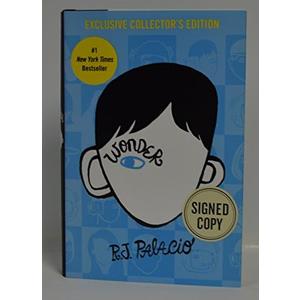 R.J. PALACIO signed 'WONDER' Hardcover Book FIRST EDITION (Exclusive Collector's Edition)