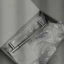 Amerdeco 10 Pack Brushed Satin Nickel Knurled Cabinet Pulls 5 Inch Center to Center Kitchen Cabinet Handles for Drawer Dresser, Cupboard and Wardrobe ZH0031