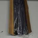 Curtain Rods for window 32 to 120,2 Pack Black 5/8 inch Splicing, Single Window Curtain Rod Set with Brackets, Decorative Blackout Metal Curtain Rods