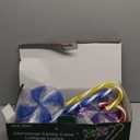 10PK Flashing Christmas Candy Cane Lollipop Lights for Pathway Outdoor, Christmas Decorations Outdoor, 8 Modes 130 LED Waterproof Xmas Stake Light for Garden Yard (Multi-Color)