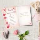 Romantic Valentines Day Card Gift for Him Her, Sweet Love Story Greeting Card for Boyfriend Girlfriend Husband Wife, Anniversary or Valentines Gift