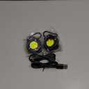 WORKPRO COB Keychain Light, 2Pcs Small Work Keychain Flashlight with Hat Clip, EDC Rechargeable Magnetic 3 Light Modes Carabiner Flashlight for Running, Emergency Hiking and Repairing, Black