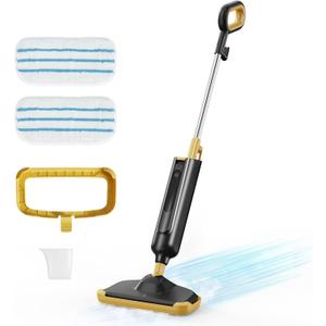 Steam Mop for Floor Cleaning with 2 Washable Pad, 30s Quick-Heating, Lightweight Floor Steamer Cleaner Mop for Hardwood, Tile, Laminate Floors，Carpet