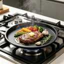 Cast Iron Fajita Plate, Skillet Pan, Steak Platter (11 inch with Base)