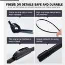 Replacement for Acura RDX 2019-2021 Silent Wipers -FAPIUO Front and Rear Windshield Wipers 26"/18"+12" Full Blade Set (3 Pack)