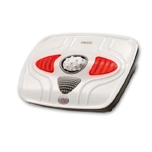 Homedics Vibration Foot Massager – Heated Portable Foot Massager Machine, Soothing Heat with Multi-Point Sensations and Toe-Touch Control