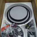 ZMISHIBO 52 Inch Ceiling Fan with Light, App&Remote Control, Flush Mount Low Profile, Dimmable 20W LED Light, Quiet Reversible Motor for Bedroom, Living Room, Apartment, Brown