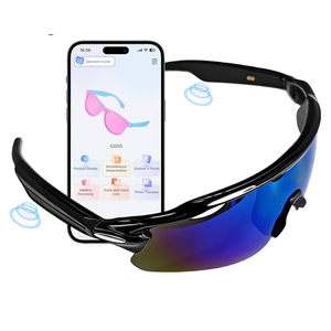 Bluetooth Sunglasses for Men Women - Smart Glasses with Open-Ear Speakers, Voice Assistant, Touch Control, UV400 Polarized Lens, Magnetic Charging, 5-6H Playtime for Cycling, Running, Driving, Golf