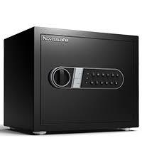 Safe Box, Home Safes with Fireproof Waterproof Bag & Key, 1.2 Cu Ft Money Safe for Cash Office Cabinet, Anti-Theft Safety Box, Digital Electronic Keypad, Dual Alarm System