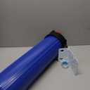 WHB20 Whole House Water Filter Housing, Fit 20"x4.5" Sediment etc Filters for Well and City Water, Big Filter Blue Pre-Filtration System for Home, 1" NPT Port, Pressure Release