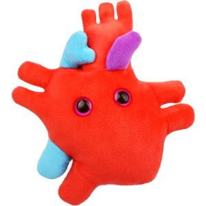 GIANT MICROBES Heart Plush, Biology Stuffed Animal, Organ Transplant Gifts, Anatomical Heart, Cardiac Nurse Gift, Cardiology Gift, Surgery Recovery Gifts, Anatomy Plush, Medium