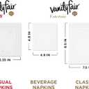 Vanity Fair Everyday Paper Napkins, 200 Count, Disposable Napkins Made Soft And Smooth For Everyday Meals