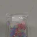 100pcs Random Glass Aesthetic Flower Beads - 5-Petal Floral Caps, Colorful Charms, Cherry Blossom Spacers for DIY Jewelry, Bracelet, Necklace Craft Making