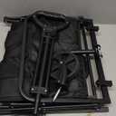 Collapsible Wagon Cart Foldable 360lbs Capacity, Lightweight Portable Beach Wagon, Shopping Carts with Wheels for Grocery, Camping, Shopping, Beach, Fishing, Garden Cart (120L)