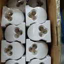 ONLYLUX LED Shop Light 4FT, 6000K 50W 7500LM, Linkable Utility Ceiling Light Fixture, 4 Foot T8 Integrated LED Tube Lights, V Shape High Output, Linkable with On/Off Switch (12 Pack)