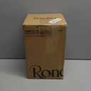 RONDURE 9.5" Modern Ceramic Table Lamp, Fully Dimmable Modern Bedside Lamps for Bedroom, Living Room and Nightstand, White Translucent Ceramic Shade, Warm Ambient Lighting, Corded, Bulb Included