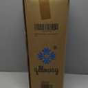 QILLOWAY Indoor/Outdoor Bench Cushion, Thick Upholstery Foam Couch Swing Pads with Ties,48-Inches,Red