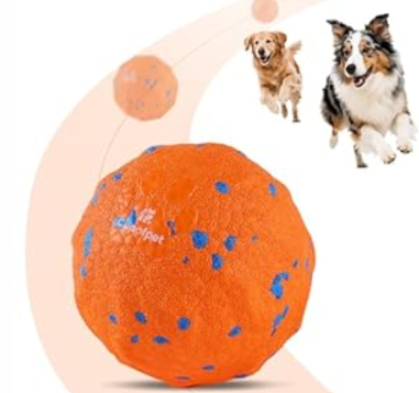 Interactive Dog Toys Ball, 2025 Upgraded Self Moving Balls and Vibrating Ball for Dogs, E-TPU Safety Material Electric Dog Toys to Keep Them Busy Rolling Balls for Small Medium Large Dogs (Orange)