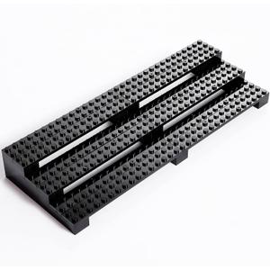 Minifigures Display Stand, for Lego Minifigure Display Case 3-Tier Mini Figure Shelves Compatible Action Figures Legos Lovers Gift, Black