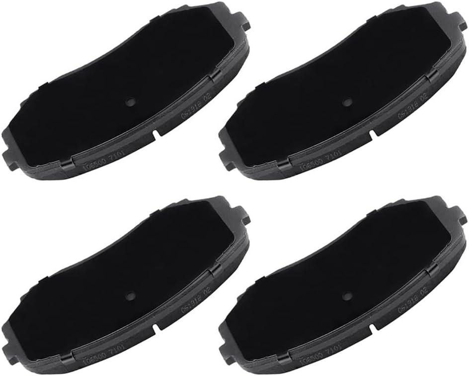CCIYU Front D1258 Disc Brake Pad Set Fit For Ford For Edge 2007-2014,For Lincoln For MKX 2007-2015,For Mazda For CX-5 2019-2024,For CX-7 2007-2012,For CX-9 2007-2023, Brake Pads 4PCS