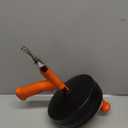 KINGLEV Drain Snake, 50ft Flexible Steel Drain Auger With Drill Adapter, Heavy Duty Sink Plumbing Unblocking Hand Auger, Manual Or Powered for Shower & Bathtub Clogs-No auto retract or feed