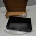 Acrylic Guest Towel Napkin Holder,Black Bathroom Paper Hand Towels Storage Tray,Disposable Paper Towel Holder for Bathroom,Kitchen,Parties,Weddings, Hotel and Restaurant
