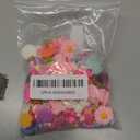 LibiIine 100pcs Mix Lots Flatback Resin Buttons Flat Back Scrapbooking Resin Flatback Craft