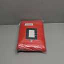 ZOBER 9 Ft Large Christmas Tree Storage Bag - Fits 9 Ft Artificial Trees - Plastic, Waterproof Christmas Tree Bag For Storage Box For Xmas - Strong, Durable Handles - Label Card Slot - Red