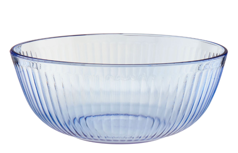 Pyrex 7403 (10-Cup/2.5L) Sculpted Glass Mixing Bowl - Made in USA