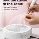 Nail Dust Collector, Professional Vacuum Fan for Nail Tech, Quiet & Compact Dust Extractor for Nail Drill, Must-Have Portable Accessory for DIY Artists