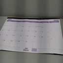 Large Desk Calendar 2025-2026, Runs from July 2025 to December 2026, 22" x 17" Desk Calendars with to-do List, 18 Months Calendar 2025, Extra Large Desk Calendar for Home or Office (17" x 22", Purple)