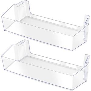 MIFLUS W11239961 W10900538 Door Bin Replacement,Refrigerator Door Shelf Compatible for WhirlPool Refrigerator Shelf Replaces 4591452 AP6333410 PS12578777 EAP12578777 Shelves 2Packs