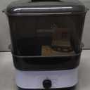 Grownsy Adjustable 4 in 1 Large Bottle Sterilizer and Dryer, 8 Bottles Capacity,Electric Steam Baby Bottle Sterilizer, Sanitizer for Baby Bottles & Pacifiers, Breast Pump Parts (Grey)