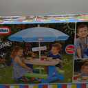 Little Tikes Easy Store Jr. Picnic Table with Umbrella - Blue / Green (Junior)