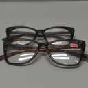 Oversized Reading Glasses Women Cat Eye Photochromic Computer Reader Stylish Ladies Designer Fashion Big Unbreakable Eyewear (Reader ( Black + Demi )) 1.75