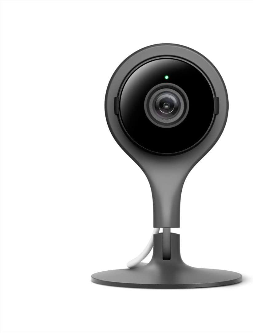 Google Nest Cam Indoor - 1st Generation - Wired Indoor Camera - Control with Your Phone and Get Mobile Alerts - Surveillance Camera with 24/7 Live Video and Night Vision