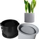 Large Round Silicone Planter Mold, Reusable Round Shape Concrete Clay Plaster Moulds for DIY Homemade Succulent Plant Pots, Durable Home Decor Garden Decorations Mould Concrete Molds