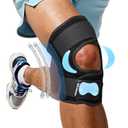 Knee Brace with Side Stabilizers for Women & Men, Adjustable Knee Support for Knee Pain Relief, Meniscus Tear, Arthritis, Tendonitis, ACL, MCL and Sports Injuries (X-Large)