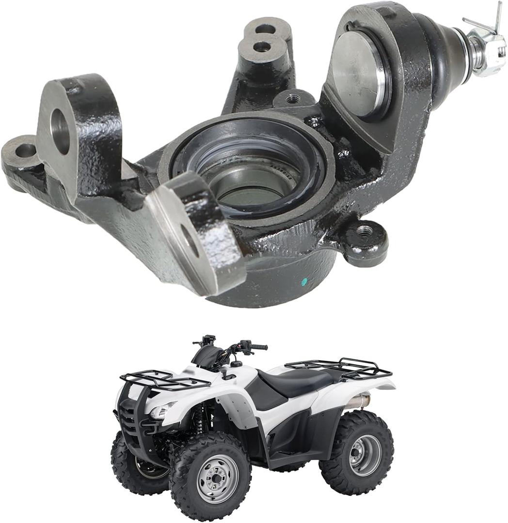Front Left Steering Wheel Knuckle Replacement for 2007-2013 Rancher 420 TRX420FM 4x4 51200-HP5-600